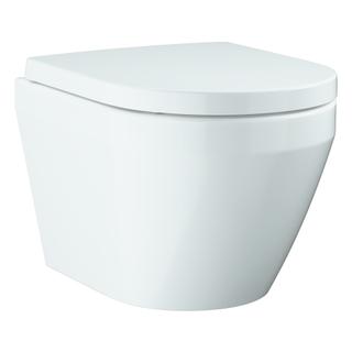 GROHE Wand-Tiefsp-WC-Kombi Euro Keramik 36x49,3cm, kp, r.los, Abg. waag., alp-we