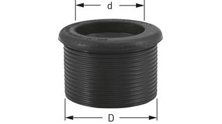 STEDO Siphon-Manschette 2", D = 57mm, für Rohr 50mm