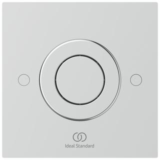 IS WC-Betätigungsplatte P3 Septa Pro 95x51x95mm, pneumatisch, Stahl gebürstet
