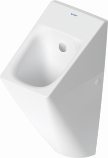 Duravit Absaug-Urinal Viu 31 x 30 cm, Zulauf von hinten, Abgang waagerecht, weiß