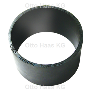 HAAS Schlauchspannmuffe DN 100, EPDM, schwarz, für SML-Rohre