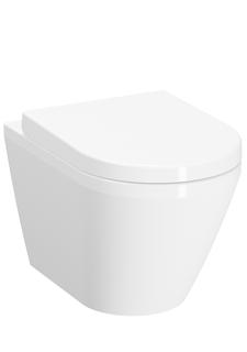 VitrA Bad Wand-Tiefspül-WC Integra Flush 2.0 35,5 x 54 cm, 3/6 l, ohne Spülrand