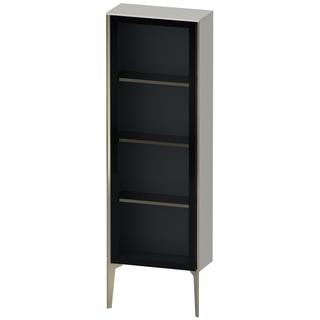 Duravit Halbhochschrank XViu 50x24x133cm, Champ. m, Tür li, betongr m