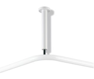 HEWI Deckenabhängung 801 150-1500mm, tiefschwarz