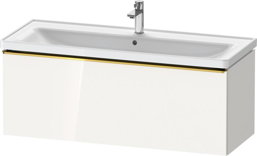 Artikelbild 1 des Artikels „Duravit Waschtisch-Unterschrank D-Neo 118,4x45,2x44cm, 1 A, wd, g pol/weiß hgl Gold poliert/weiß Hochglanz“
