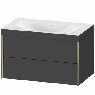 DU WTU XViu m.Viu,2Schubk.503x800x480mm o.Hl,champ. m./gra. matt,RahmenC ES Ah.