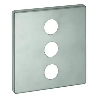 GROHE Rosette 48368 eckig für SmartControl supersteel