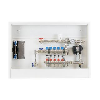 Strawa Regelstation FBR-18-V-W1-WMZ-CA Comfort, 9 Heizkreise, 1032x710-840mm