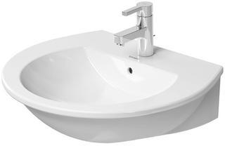 Duravit Waschtisch Darling New 60x52cm, we WG, m HL, ÜL, Hahnlochbank