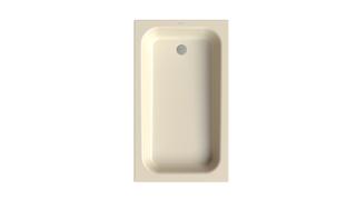 Duschwanne BetteQuinta 120x70x15cm, Glasur, pergamon