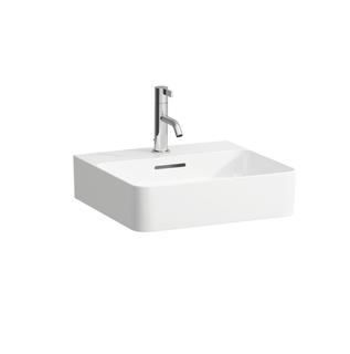 Laufen Aufsatz-Handwaschbecken VAL 45x42cm, m Hahnl., m Überlauf, weiß LCC