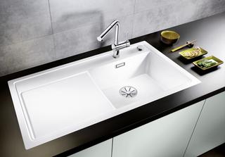 Blanco Spüle ZENAR XL 6 S-F SILGRANIT 98,8x49,8cm, w, Be. li, m Abl-Fernbed.