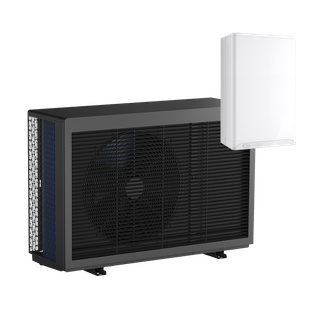 MHG Monoblock-Wärmepumpe ecoWP 2Xe 4,3 - 15,2 kW, mit Regelungseinheit