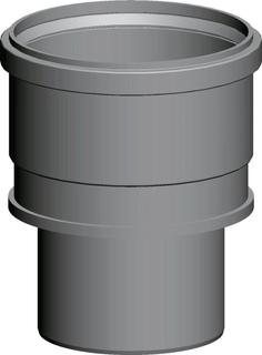 Wolf Erweiterung DN 110 auf DN 160, PP bis 120 GradC