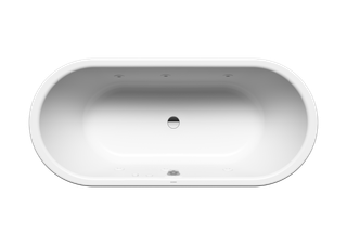 KA BW CLASSIC DUO OVAL Mod.113 BODY,1700 x750mm,alpinweiß,Perl-Effekt,links,chr