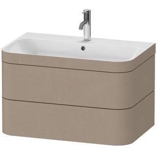 Duravit MWT-Unterschrank Happy D.2 Plus 77,5x49cm, 1 HL, leinen, 2 Schubkästen