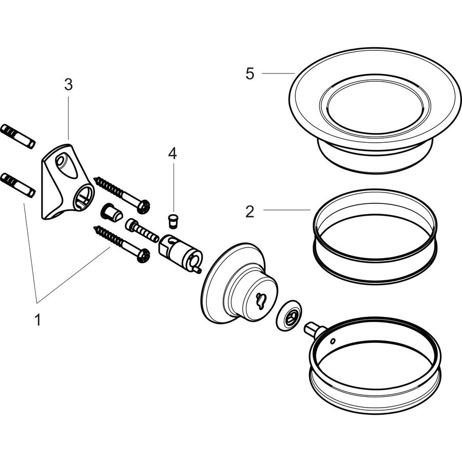 Artikelbild 2 des Artikels „hansgrohe Seifenschale Axor Montreux Eins. Ker., Ha. Met., Wandmontage, chrom chrom“
