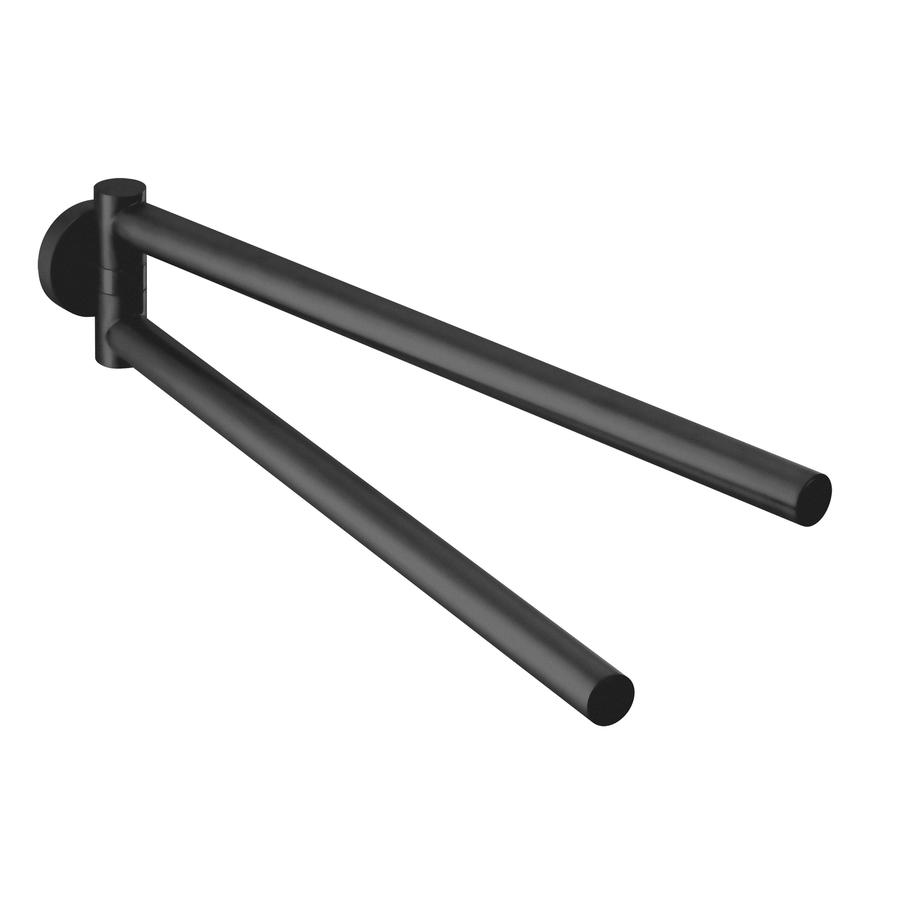 Artikelbild 1 des Artikels „Herzbach Handtuchhalter Living 2-tlg., 340mm, Wandmontage, schwarz matt schwarz matt“