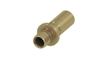 TECE Presslötanschluss TECEflex 25mm a. Cu-Muffe d= 22mm, Siliziumbronze