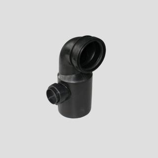 Sanit WC-Anschlussbogen 90Gr, DN 90/100, Stutzen DN 40/50 links