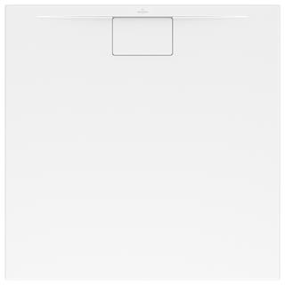 V&B Duschwanne Architectura Metalrim 90x90x4,8cm, weiß, Antirutsch, Acryl
