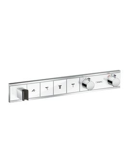 hansgrohe Fertigmontageset RainSelect UP-THM, m i. Brauseha., 4 Verbr., we/vc