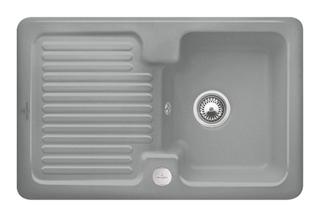 V&B Spüle Condor 45 m Abl.garn, Exzenter, stone CeramicPlus