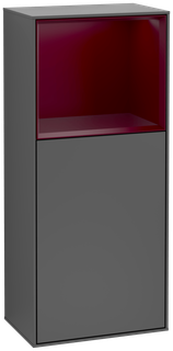 V&B Seitenschrank Finion 41,8x93,6cm, r, Reg ob Peo m, Anthrac. m