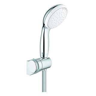 GROHE Handbrause-Set Tempesta 100 mit Wandhalter, 2 Strahlarten, chrom