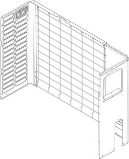 BOSCH Ersatzteil TTNR: 8738207339 Rückwand 2KW