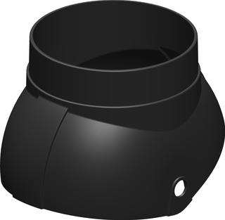 ATEC Adapter für Braas Grundplatten, schwarz