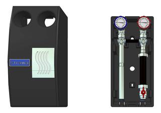 Strawa Aufbaugruppe strawi 125-25 HK HK0-180, ungeregelt, mit Pumpenpassstück