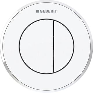 Geberit WC-Steuerung Typ 10 pneu ro 2-Mg, Ros./Tast. we., Rg. hgl-vc