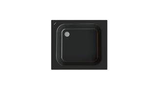 Duschwanne BetteQuinta 85x75x15cm, schwarz