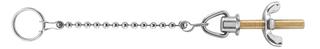 ASW Kettenhalter Kette d 3,6mm, 300mm, m St 30mm, MS vc