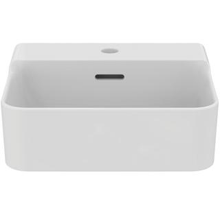 IS Handwaschbecken Conca 40x35x16,5cm, 1 Hahnl., m ÜL, we. IP