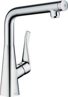 hansgrohe Spültisch-Einhebelmischer 320 Metris Select M71 EcoSmart 1jet, 5,7 l/min