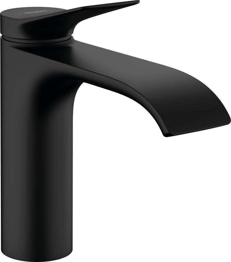 Artikelbild 1 des Artikels „hansgrohe WT-Einhebelmischer 110 Vivenis m Zugstangen-Ablaufgarnitur, mattschwarz mit Zugstangen-Ablaufgarnitur | mattschwarz“