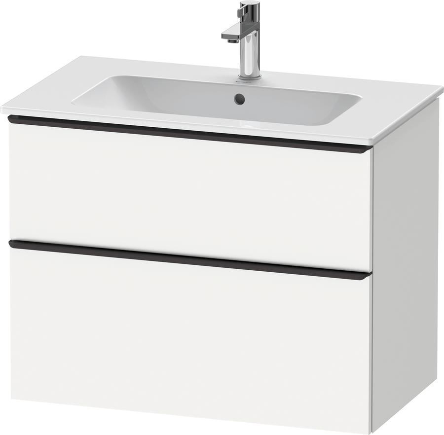 Artikelbild 1 des Artikels „Duravit Waschtisch-Unterschrank D-Neo 81x46,2cm, sw/w ma, 1 Schubk., 1 Ausz. 81 x 46,2 cm | diamantschwarz/weiß matt“