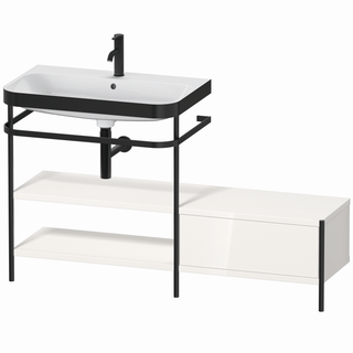 Duravit MWT-Kombi Happy D.2 Plus 140x49cm, 1 HL, we hgl, seitl. Anb re