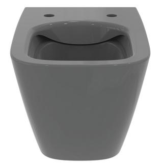 IS Wand-Tiefspül-WC i.life.B 35,5x54x33,5cm, o. Spülr., grau glänzend