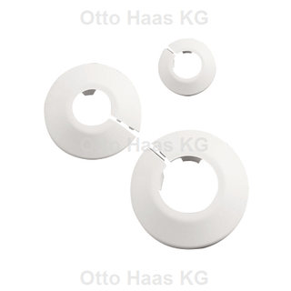 HAAS Klapprosette 62x20mm, we, PP, für Heizkörper