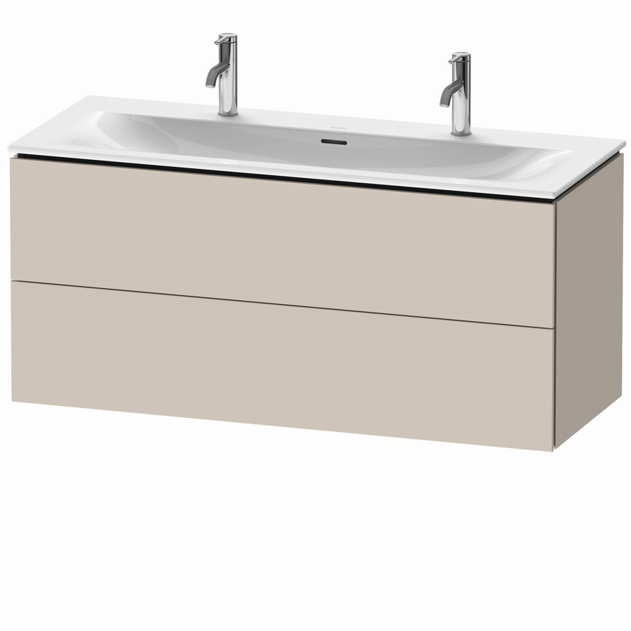 Artikelbild 1 des Artikels „DU Waschtischunterbau wandh. L-Cube LC6309 Taupe 481x1220x550mm 2Sk. “
