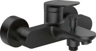Duravit Wannen-Einhebelmischer Wave AP, Umstell. m autom. Rückstellg., sw m