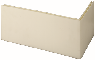 Flamco Steigstrangprofil 207/200x107/100, 3 m, 2-schenklig, weiß