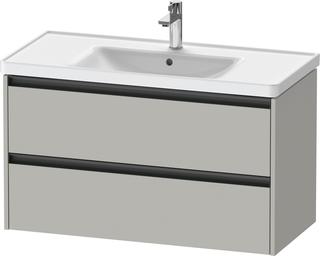 Duravit Waschtisch-Unterschrank Ketho.2 98,4x45,5cm, betongr ma, 2 Schub., wandh