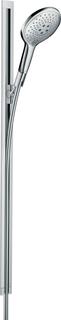 hansgrohe Br.-Set Raindance Select S 150 900mm Brausestange, 3jet, weiß/chrom
