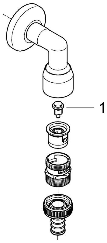 Artikelbild 4 des Artikels „GROHE WAS-Schlauchanschlussbogen 1/2