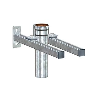 LORO X Fallrohrstütze DN 70, 560mm, m Konsole, Schallentk.
