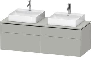 Duravit Waschtisch-Unterschrank L-Cube 142x55x48,2cm, 2 SBK, bg ma, Aho beids.